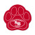 Custom Paw Vinyl Jar Opener 5PW - Red