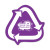 Custom Recycle Arrows Vinyl Jar Opener - Purple