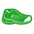 Custom Sneaker Vinyl Jar Opener - Lime green