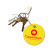 Custom Gripper-To-Go Vinyl Jar Opener - Yellow