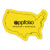 Custom United States Vinyl Jar Opener - Yellow