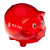  Custom Classic Piggy Bank - Translucent red