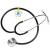 Custom Anti-Microbial Star Stethoscope ID Tag - Yellow In Use 