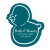Custom Ducky Vinyl Jar Opener - Teal