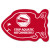 Custom Fish Vinyl Jar Opener 4FH - Red
