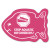 Custom Fish Vinyl Jar Opener 4FH - Pink
