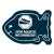 Custom Fish Vinyl Jar Opener 4FH - Navy blue