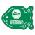 Custom Fish Vinyl Jar Opener 4FH - Green
