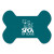 Custom Dog Bone Vinyl Mat - Teal