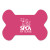 Custom Dog Bone Vinyl Mat - Pink