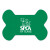 Custom Dog Bone Vinyl Mat - Green