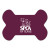 Custom Dog Bone Vinyl Mat - Burgundy