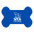 Custom Dog Bone Vinyl Mat - Blue