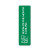Custom Rectangle Rubber Bookmark - Green