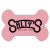 Custom Dog Bone Compressed Sponge - Pink
