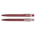 Custom Saratoga Moduspin Gel Glide Pen - Burgundy