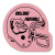 Custom Football Helmet Compressed Sponge - Pink