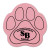 Custom Paw Compressed Sponge 5PW - Pink