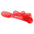 Custom Swivel-It Measuring Spoons - Translucent red