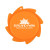 Custom Silicone Hydro Flying Disc - Orange