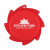 Custom Silicone Hydro Flying Disc - Red