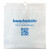 Custom Cotton Drawcord Handle Bags - Flexo - White