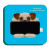 Custom Phone Pals Weighted Plush Phone Holder - Pug In use