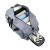 Custom Overnighter Foldable Travel Duffel - Gray In use