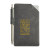 Custom Protege Mini Notebook With Pen & Front Pocket - Gray Front View