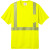 CUstom CornerStone Full Color ANSI 107 Class 2 Segmented Tape Tee - Safety yellow