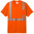 CUstom CornerStone Full Color ANSI 107 Class 2 Segmented Tape Tee - Safety orange