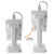 Custom iStand Plus with Removable 15W MagSecure Wireless Charger- No Adapter Ring - White Back view