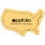 Custom United States Compressed Sponge - Buff