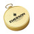 Custom Cedar Creek Open-Faced Brass Colored Compass - Gold 