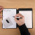 Custom Scribbler Go Notebook & Whiteboard - Black In Use