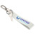 Custom AeroLOFT Never Lost Keychain - White