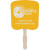 Custom Stock Shape Hand Fan - Slice