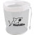 Custom Small Clear Drawstring Bag - Clear With White 