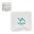 Custom Square Nylon-Covered Hot/Cold Pack - White