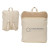 Custom Savanna Jute & Recycled Cotton Backpack - Natural