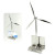 Custom Wind Turbine Card Holder - Silver