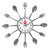 Custom Fork & Spoon Clock