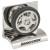 Custom Chrome Metal Business Card Holder - Tire