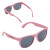 Custom Doral Wheat Straw Sunglasses - Pink