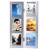 Custom Two-fold 6-photo Metal Frame - Silver