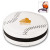 Custom Sports CD Storage Baseball - White with red