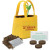 Custom Sprout Tote Bag - Bright Yellow In Use 