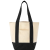 Custom Full Color Saratoga Mini Cotton Canvas Tote - Black 