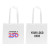 Custom America250 100% 4 oz Cotton Tote Bag - White