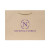 Custom Bamboo Eurotote 16 x 6 x 12 - Hot Stamp - Natural 